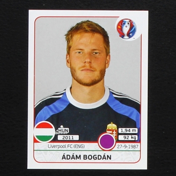 Adam Bogdan Panini Sticker No. 662 - Euro 2016