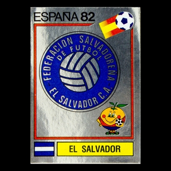 Espana 82 No. 218 Panini sticker EL Salvador badge