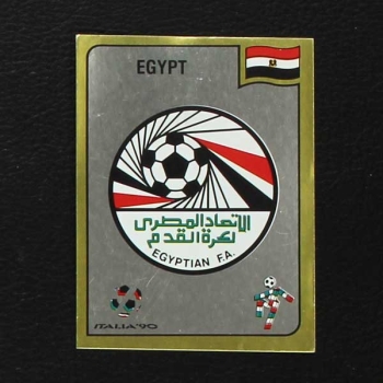 Italia 90 Nr. 439 Panini Sticker Egypt Wappen