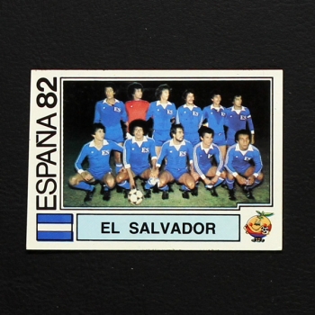 Espana 82 Nr. 219 Panini Sticker El Salvador Mannschaft