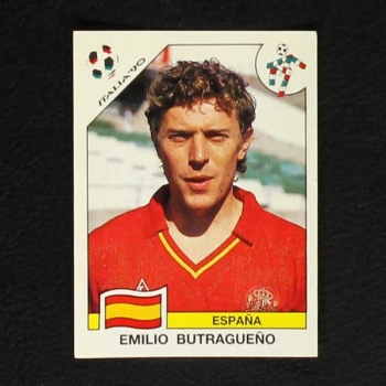 Italia 90 Nr. 360 Panini Sticker Emilio Butragueno
