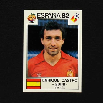 Espana 82 No. 307 Panini sticker Enrique Castro Quini