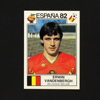 Espana 82 Nr. 214 Panini Sticker Erwin Vandenbergh