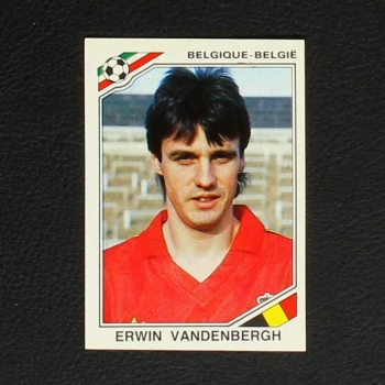 Mexico 86 No. 142 Panini sticker Erwin Vandenbergh