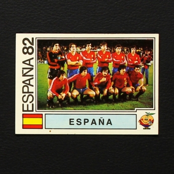 Espana 82 No. 293 Panini sticker Espana Team