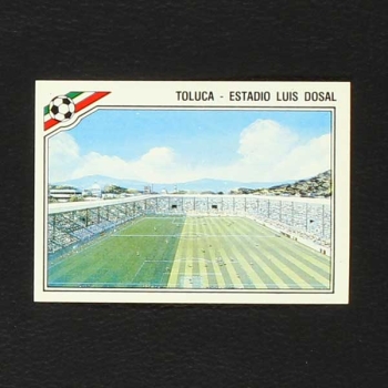 Mexico 86 Nr. 035 Panini Sticker Estadio Luis Dosal