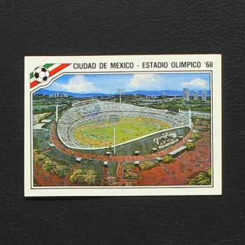 Mexico 86 No. 018 Panini sticker Estadio Olimpico 68