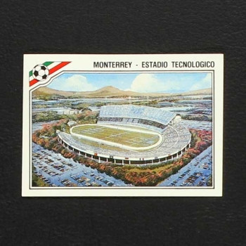 Mexico 86 No. 029 Panini sticker Estadio Tecnologico