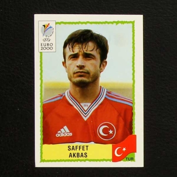 Euro 2000 No. 149 Panini sticker Saffet Akbas
