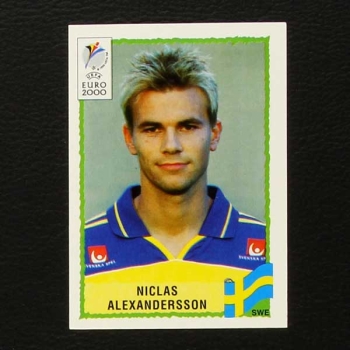 Euro 2000 No. 128 Panini sticker Alexandersson