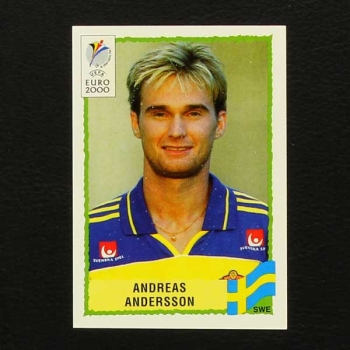 Euro 2000 No. 135 Panini sticker Andreas Andersson