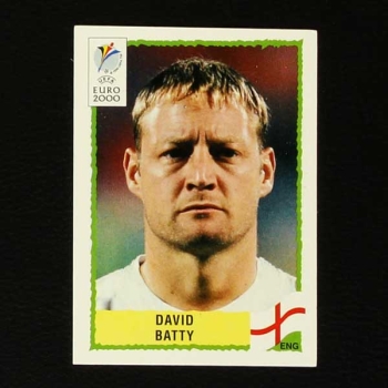 Euro 2000 Nr. 084 Panini Sticker David Batty