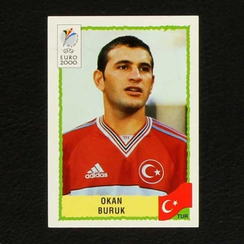 Euro 2000 No. 154 Panini sticker Okan Buruk