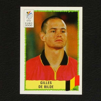 Euro 2000 Nr. 114 Panini Sticker Gilles De Bilde
