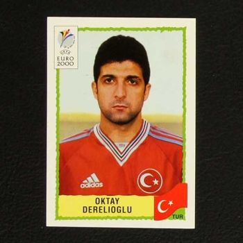 Euro 2000 No. 161 Panini sticker Oktay Derelioglu