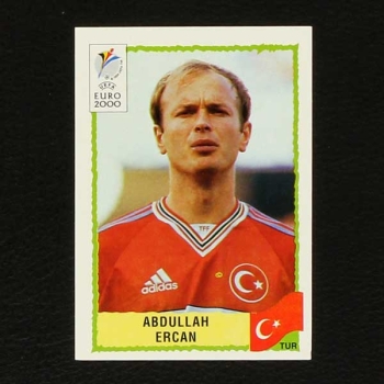 Euro 2000 No. 155 Panini sticker Abdullah Ercan
