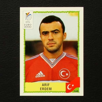 Euro 2000 No. 160 Panini sticker Arif Erdem