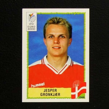 Euro 2000 No. 333 Panini sticker Jesper Gronkjær