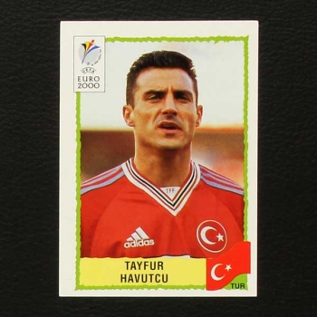 Euro 2000 No. 152 Panini sticker Tayfur Havutcu