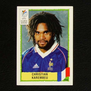 Euro 2000 No. 345 Panini sticker Christian Karembeu