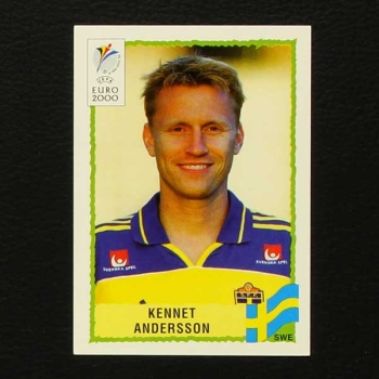 Euro 2000 No. 136 Panini sticker Kennet Andersson