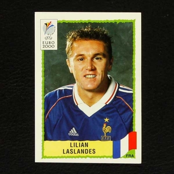 Euro 2000 No. 354 Panini sticker Lilian Laslandes
