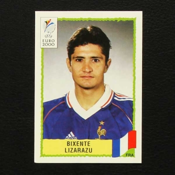 Euro 2000 No. 343 Panini sticker Bixente Lizarazu