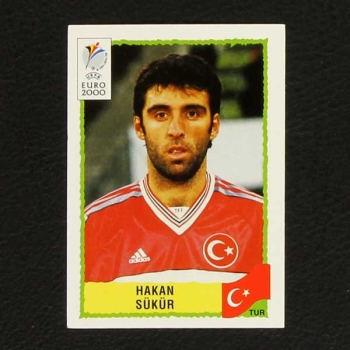 Euro 2000 No. 162 Panini sticker Hakan Sükür