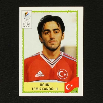 Euro 2000 No. 147 Panini sticker Ogün Temizkanoglu