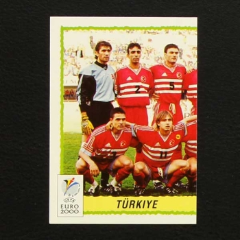 Euro 2000 No. 142 Panini sticker Türkiye part 1