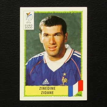Euro 2000 No. 352 Panini sticker Zinedine Zidane