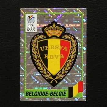 Euro 2000 No. 095 Panini sticker badge Belgique