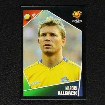 Euro 2004 No. 194 Panini sticker Marcus Allbäck