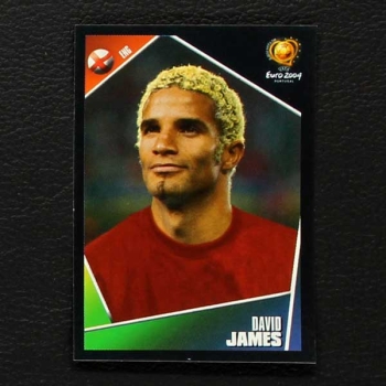 Euro 2004 No. 117 Panini sticker David James