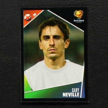 Euro 2004 No. 118 Panini sticker Gary Neville
