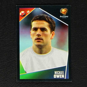 Euro 2004 No. 130 Panini sticker Michael Owen
