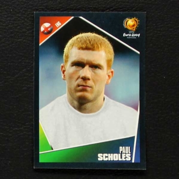 Euro 2004 No. 125 Panini sticker Paul Scholes