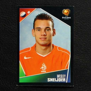 Euro 2004 Nr. 328 Panini Sticker Wesley Sneijder
