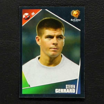 Euro 2004 No. 126 Panini sticker Steven Gerrard