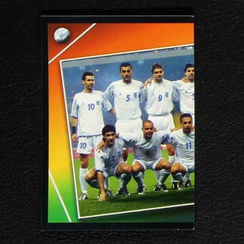 Euro 2004 No. 028 Panini sticker team Greece left