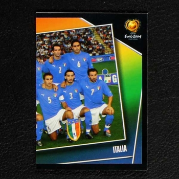 Euro 2004 No. 220 Panini sticker team Italy right