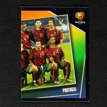 Euro 2004 No. 006 Panini Sticker team Portugal right