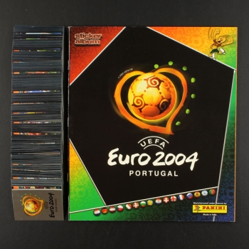 Euro 2004 Panini sticker album complete