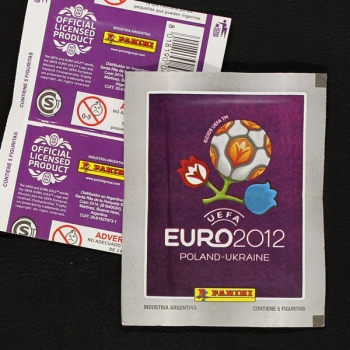 Euro 2012 Panini Sticker Tüte Argentinien Variante