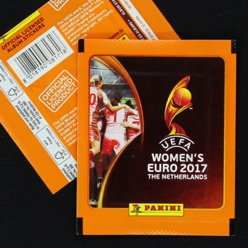 Euro 2017 Womens Panini Tüte internationale Version