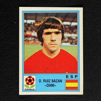Ruiz Bazan Panini Sticker Euro 80