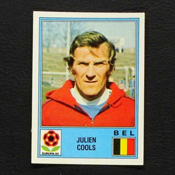Julien Cools Panini Sticker Euro 80