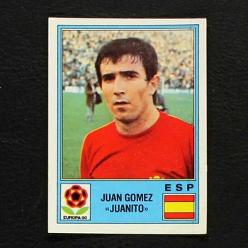 Juan Gomez Panini Sticker Euro 80