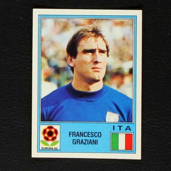 Francesco Graziani Panini Sticker Euro 80