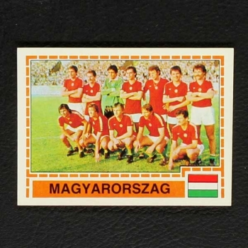 Magyarorszag Panini Sticker Euro 80
